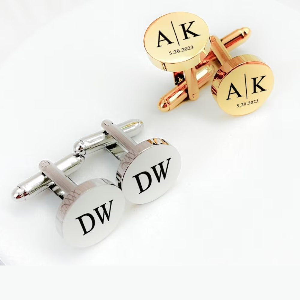 Personalized Name Cufflinks Perfect for groomsmen gifts - Pandora Jewels