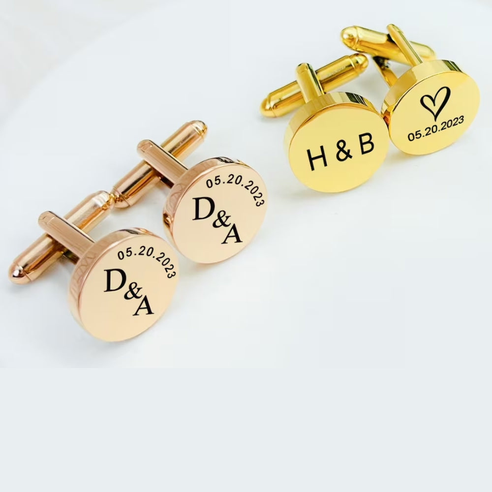 Personalized Name Cufflinks Perfect for groomsmen gifts - Pandora Jewels