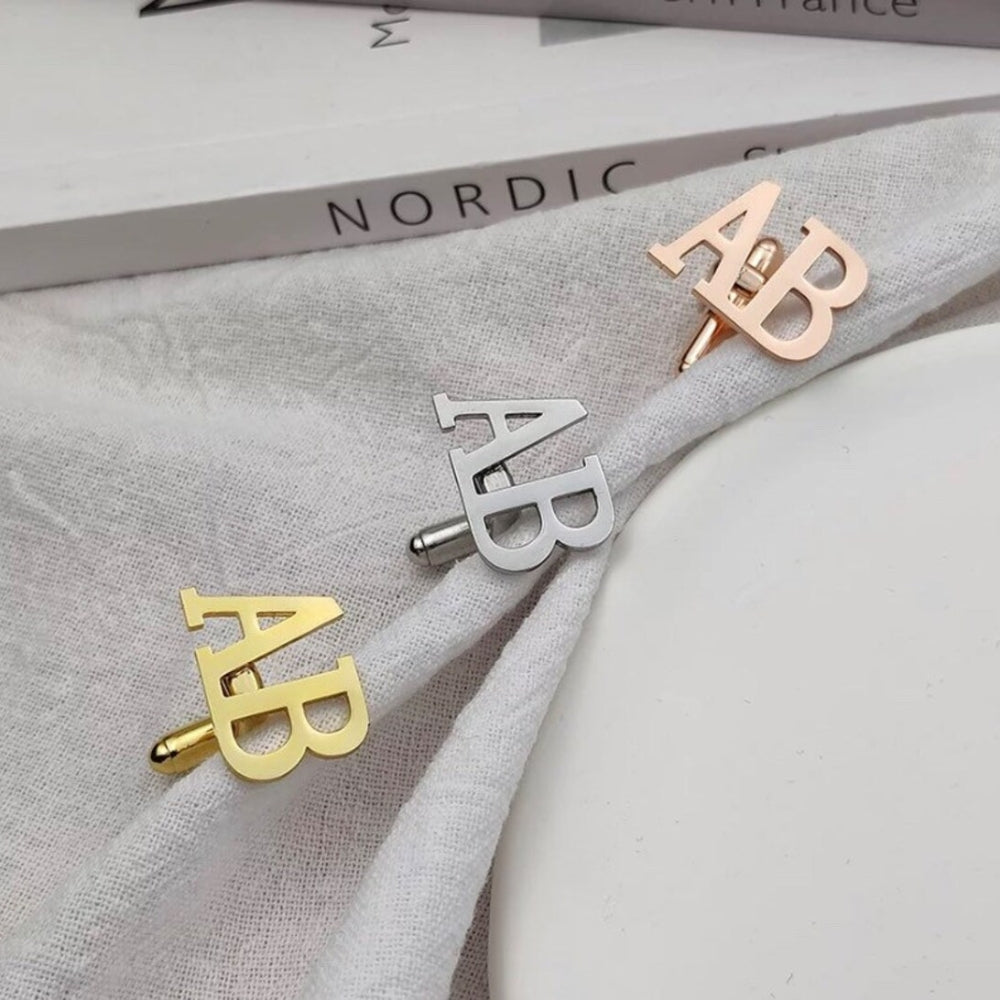 Custom Name Cufflinks Perfect for groomsmen gifts - Pandora Jewels