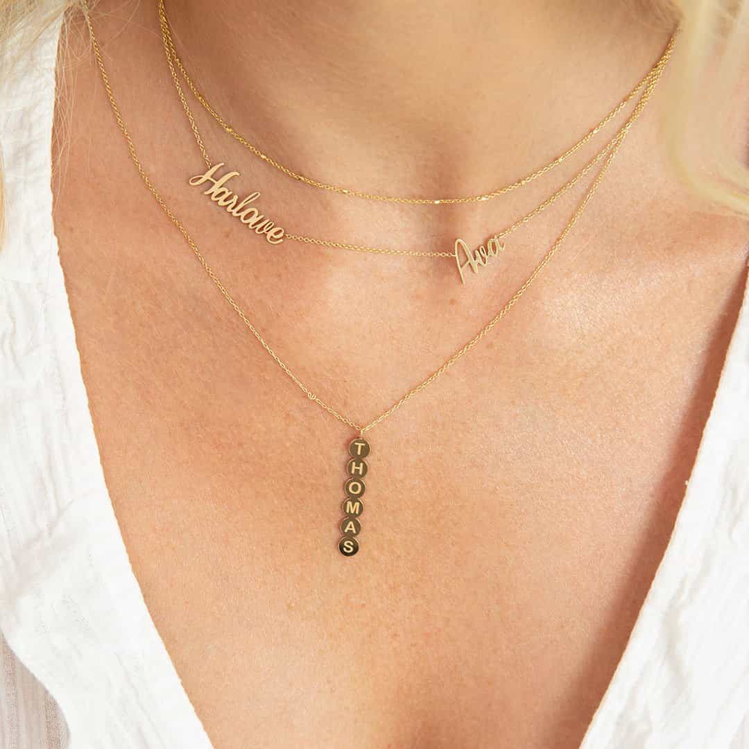 custom personalized personalised silver gold jewellery