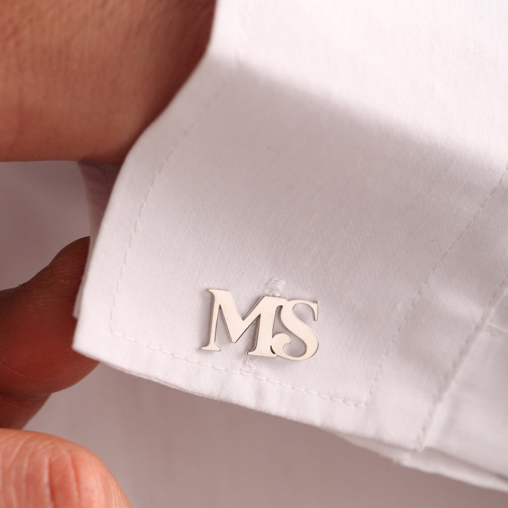 Personalized Initial Letter Name Cufflinks - Pandora Jewels