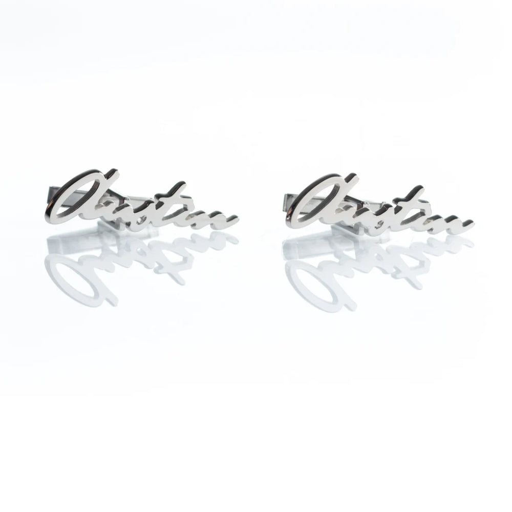 Personalized Signature Style Name Cufflinks - Pandora Jewels