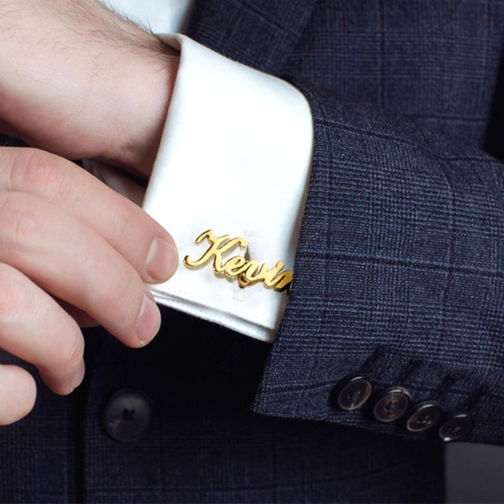 Personalized Name Cufflinks Perfect for groomsmen gifts - Pandora Jewels
