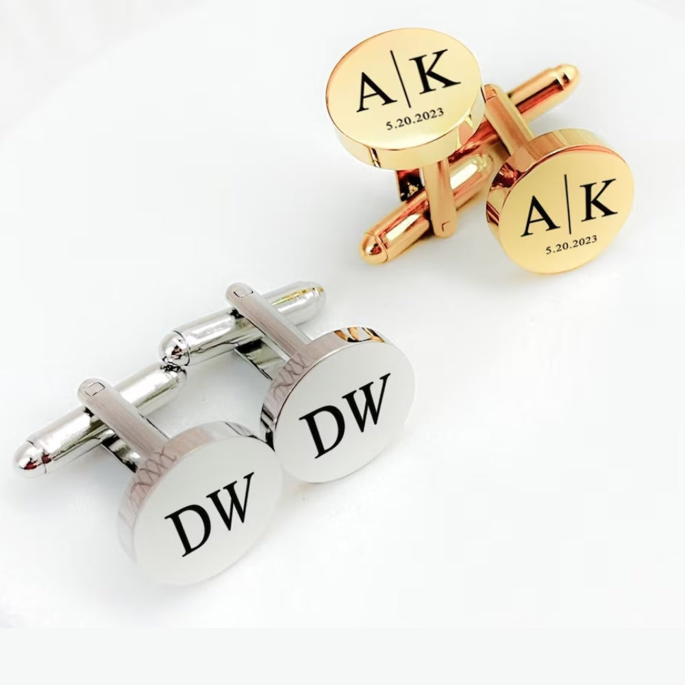 Personalized Name Cufflinks Perfect for groomsmen gifts - Pandora Jewels