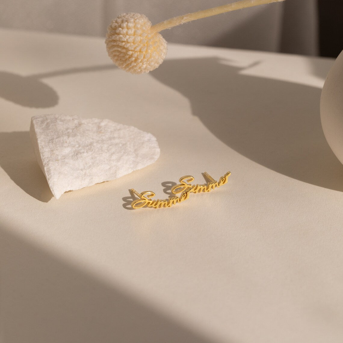 Minimalist Name Earrings - Pandora Jewels