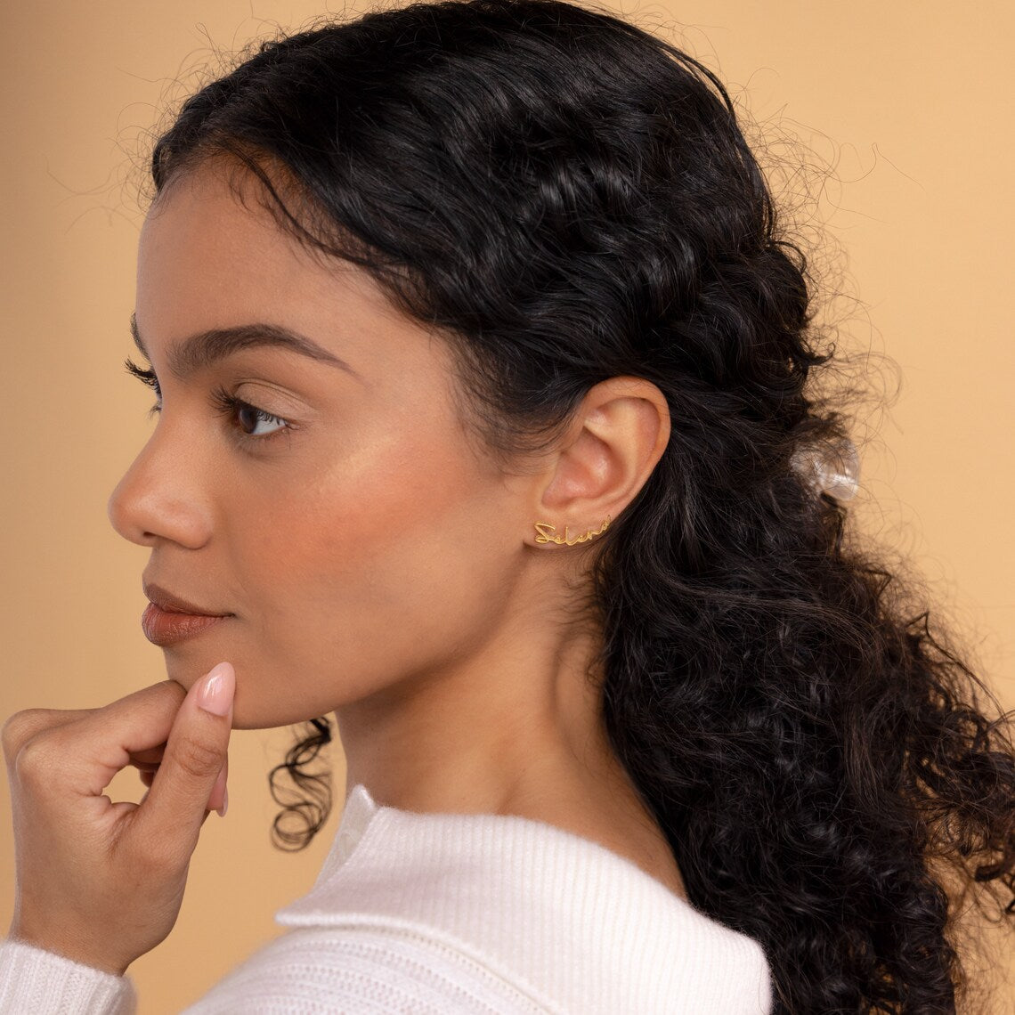Minimalist Name Earrings - Pandora Jewels