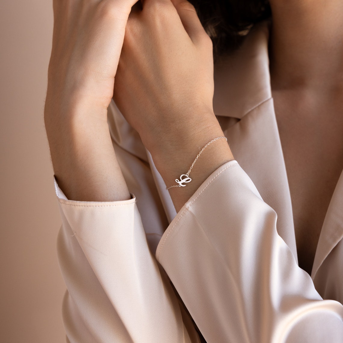 Custom Initial Letter Bracelet - Pandora Jewels