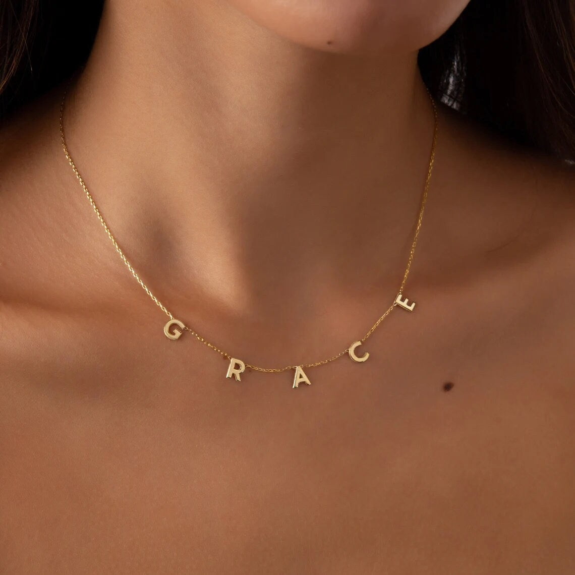 Custom Letter Necklace Birthday Gift For her - Pandora Jewels
