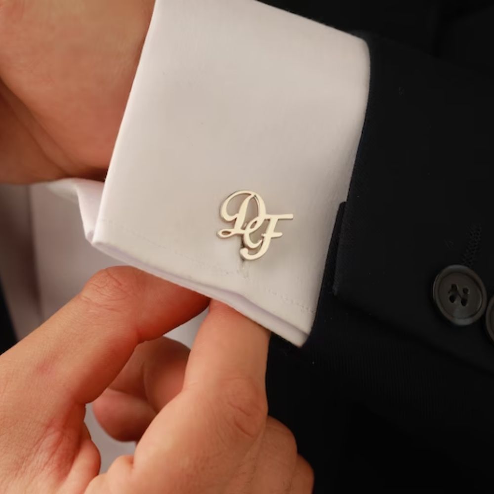 Initial Letter Custom Cufflinks - Pandora Jewels