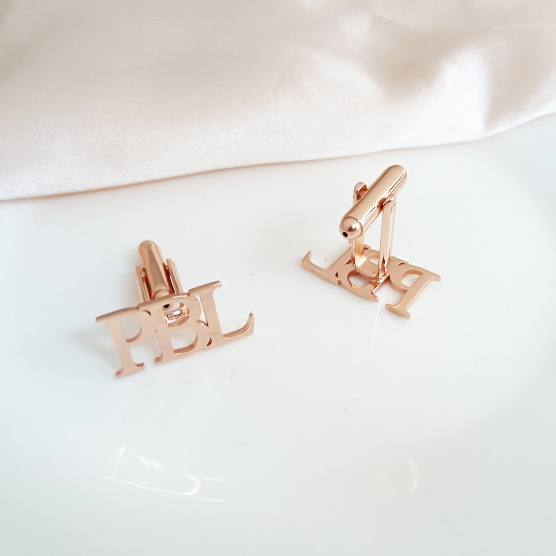Personalised Initial Letter Name Cufflinks - Pandora Jewels