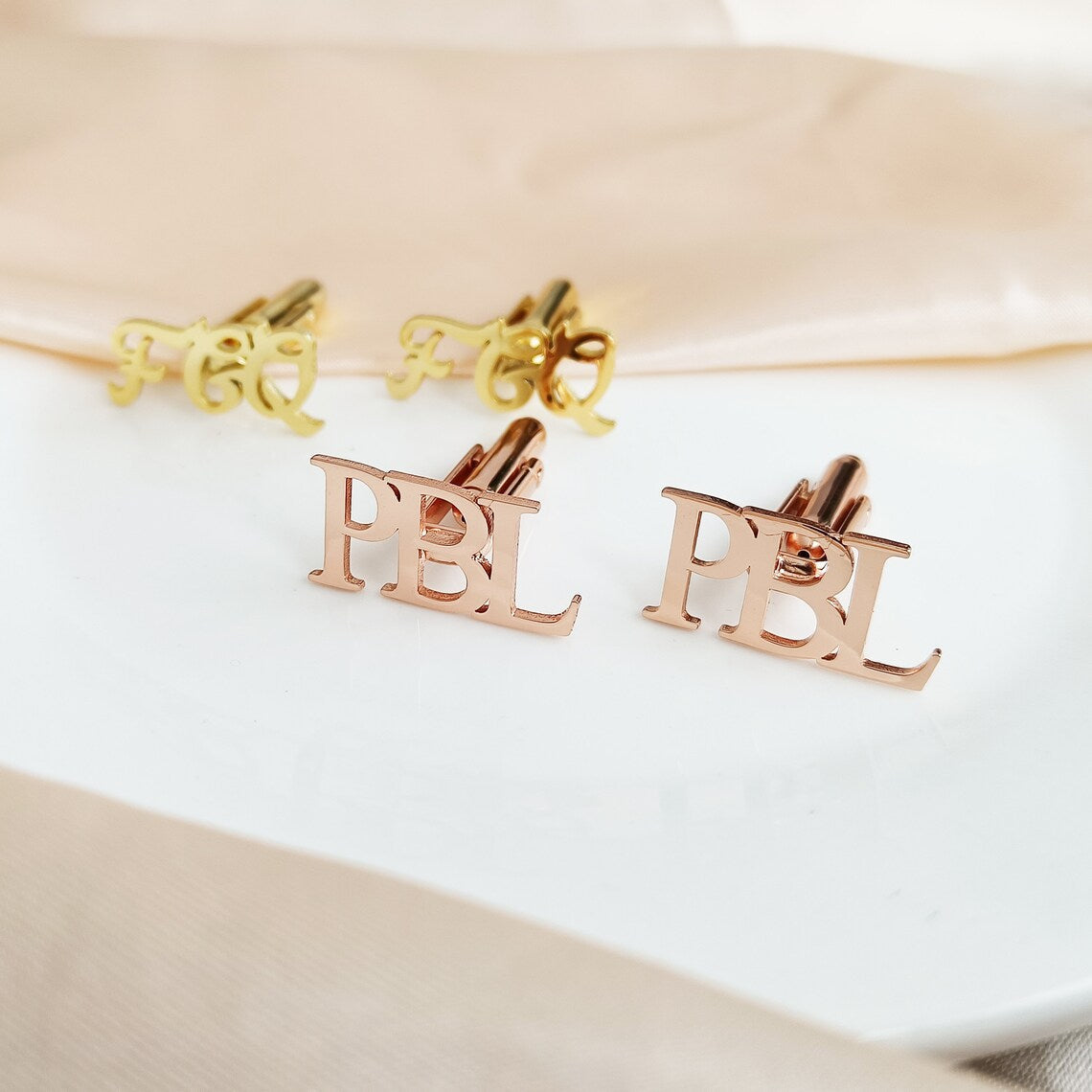 Personalised Initial Letter Name Cufflinks - Pandora Jewels