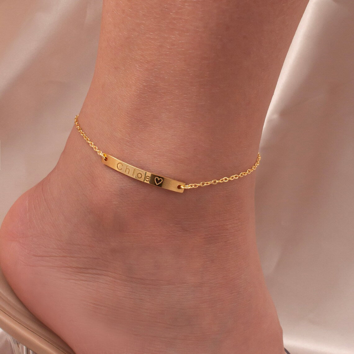 Personalized Custom Name Anklets - Pandora Jewels
