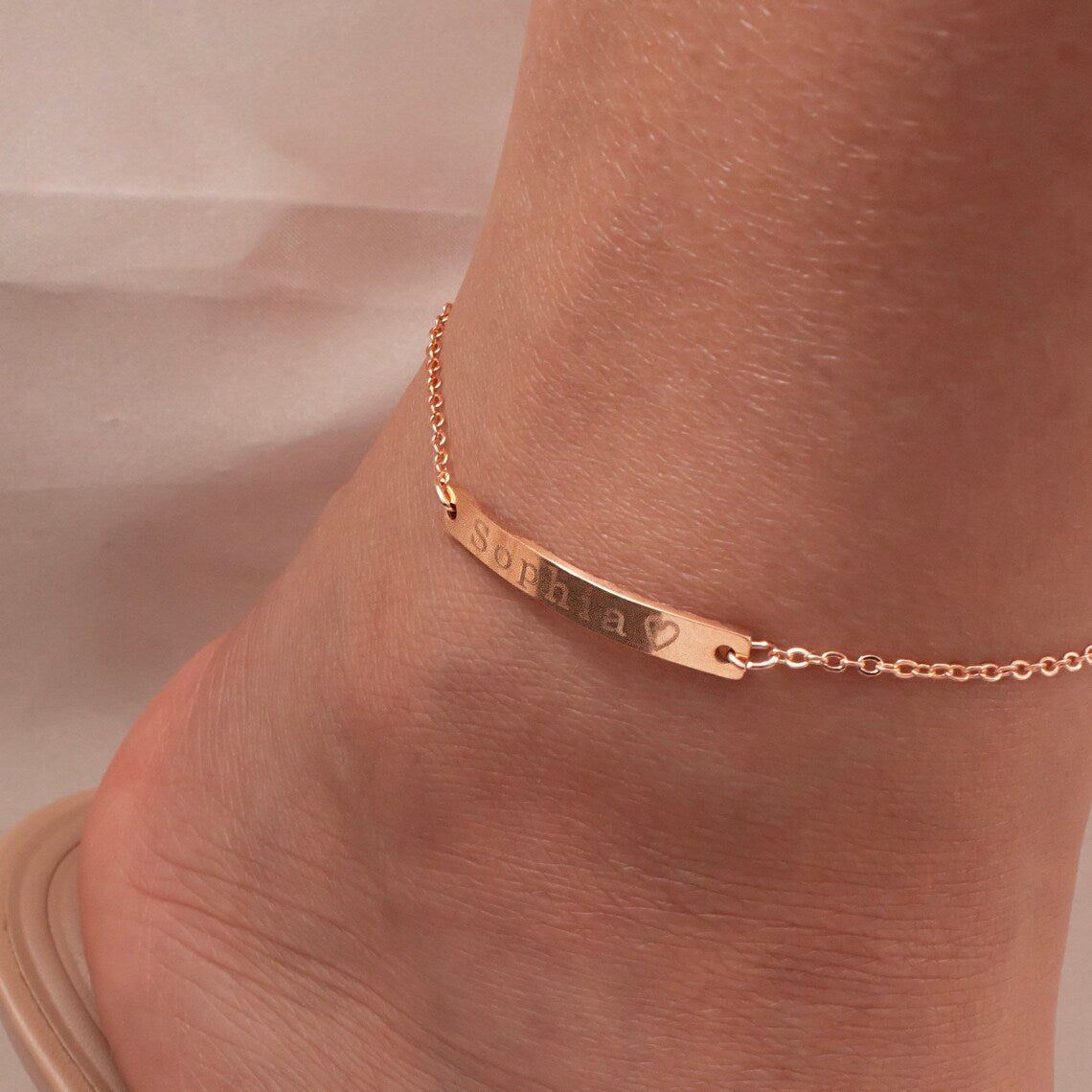 Personalized Custom Name Anklets - Pandora Jewels