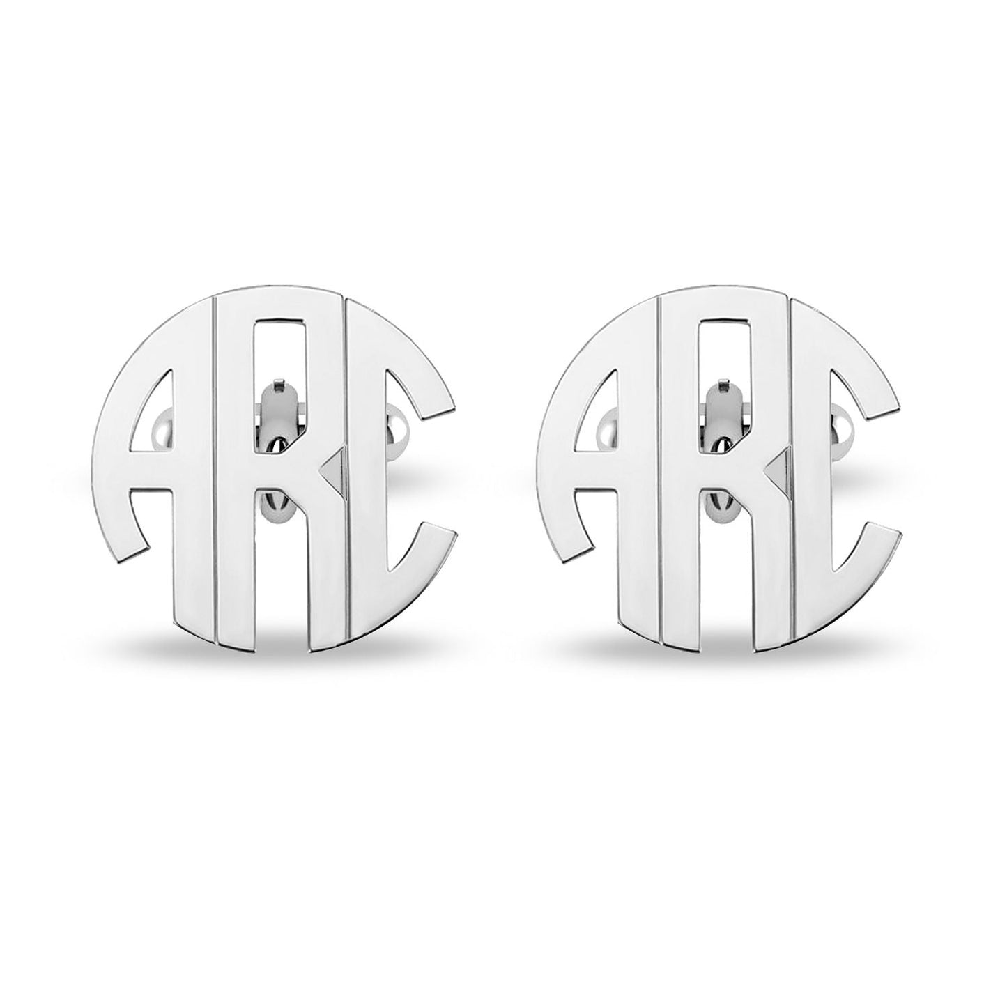 Personalized Initial Name Monogram Cufflinks For Men And Boys - Pandora Jewels