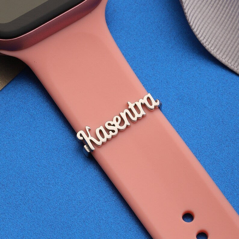 Personalized Name APPLE WATCH Band Charm - Pandora Jewels
