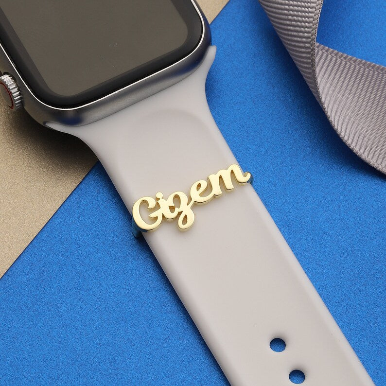 Personalized Name APPLE WATCH Band Charm - Pandora Jewels