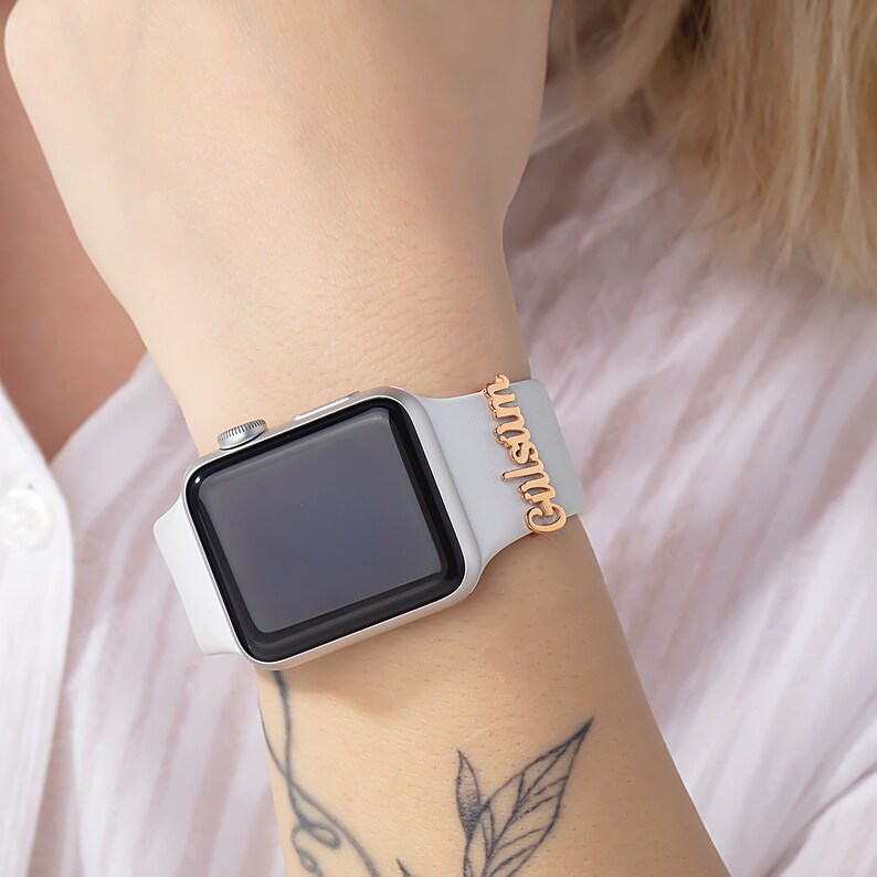 Personalized Name APPLE WATCH Band Charm - Pandora Jewels