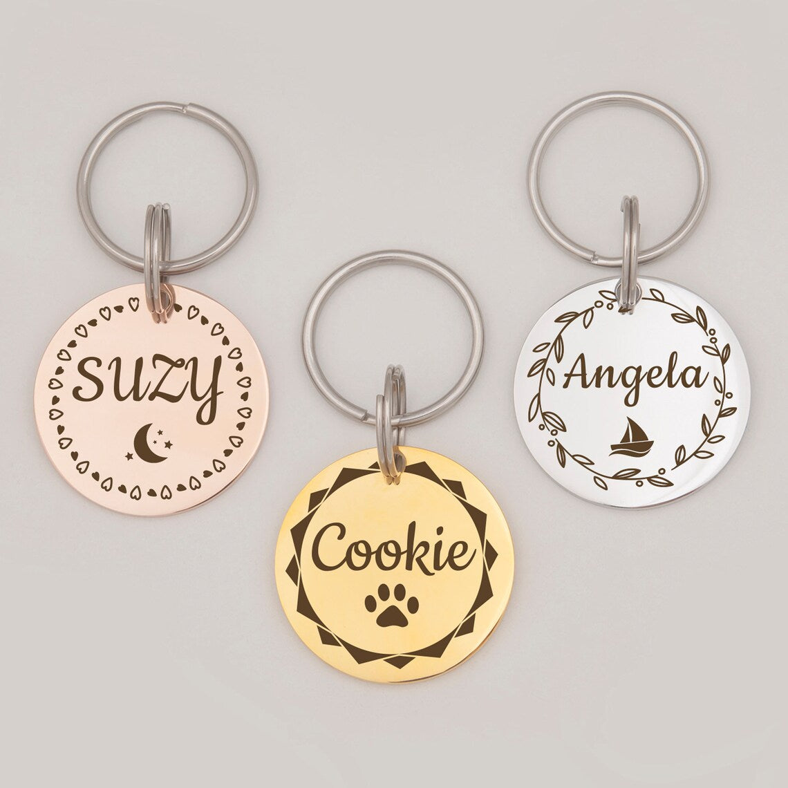 Personalized Dog-Pet Id Tags - Pandora Jewels