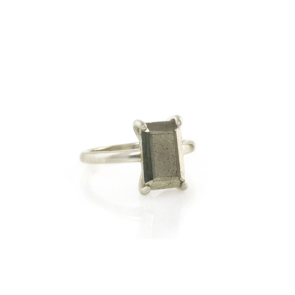 Silver Pyrite Ring - Pandora Jewels