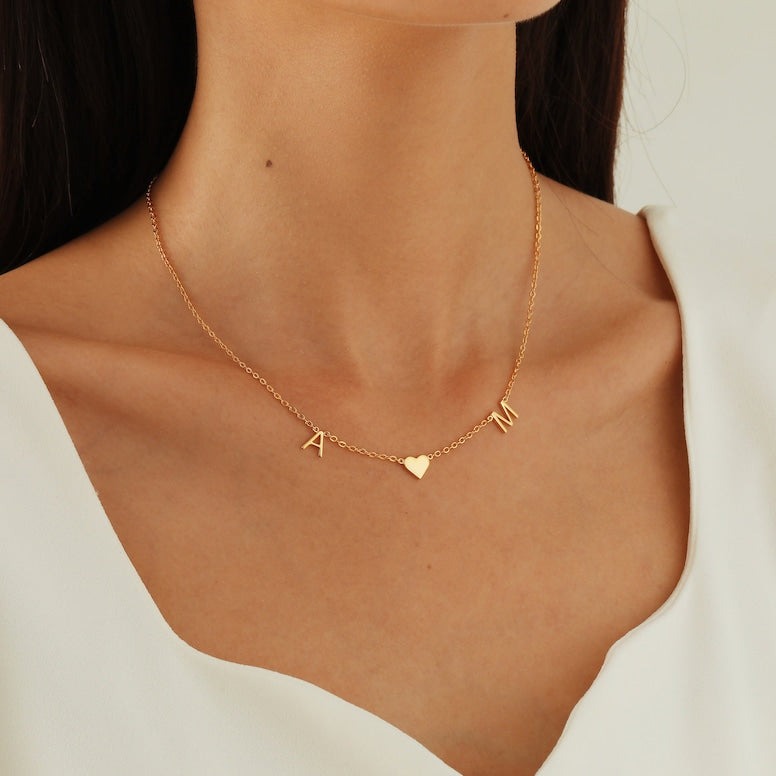 Customized Initial pendant Necklace - Pandora Jewels