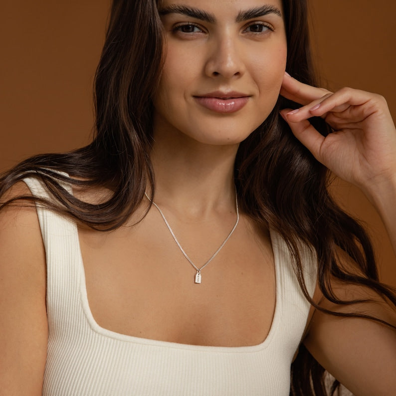 Personalized Letter Pendant Necklace - Pandora Jewels