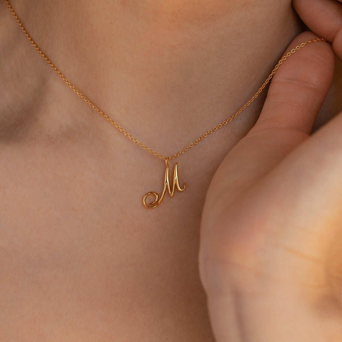 Custom Letter Pendant Necklace - Pandora Jewels