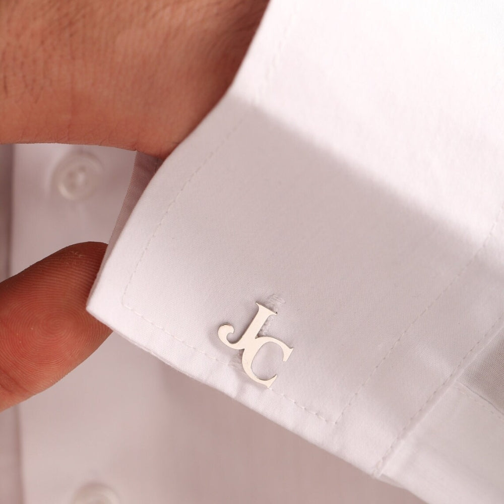 Personalized Initial Letter Name Cufflinks - Pandora Jewels