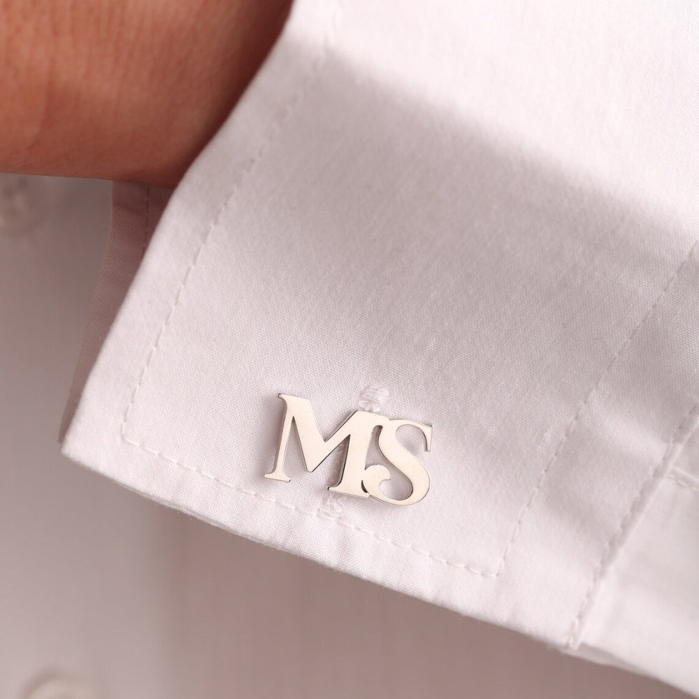 Personalized Initial Letter Name Cufflinks - Pandora Jewels