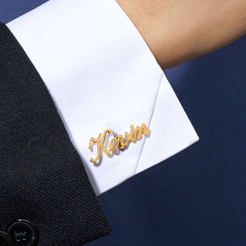 Personalized Name Cufflinks Perfect for groomsmen gifts - Pandora Jewels
