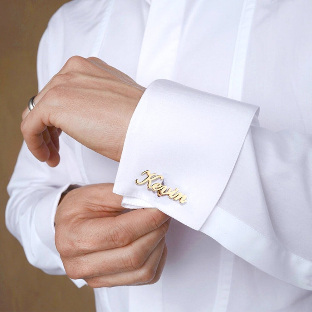 Personalized Name Cufflinks Perfect for groomsmen gifts - Pandora Jewels