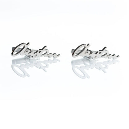 Personalized Signature Style Name Cufflinks - Pandora Jewels