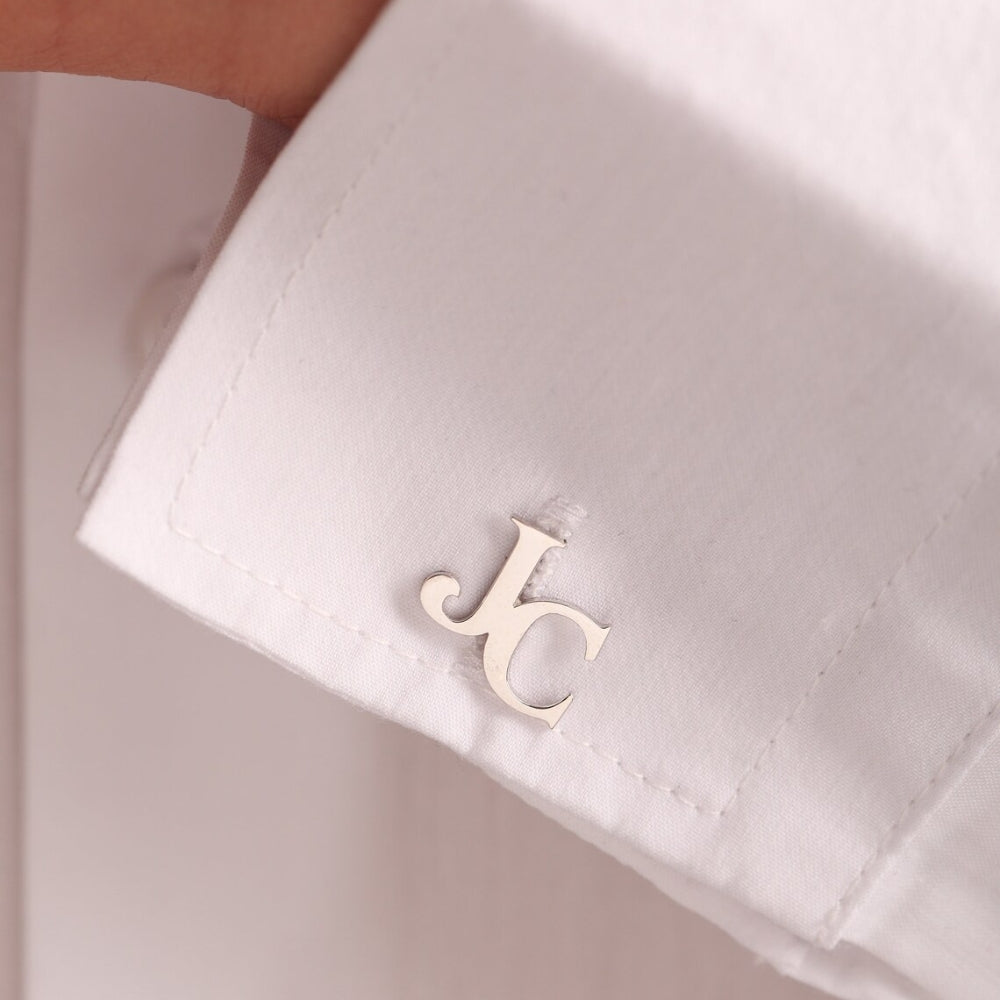 Personalized Initial Letter Name Cufflinks - Pandora Jewels