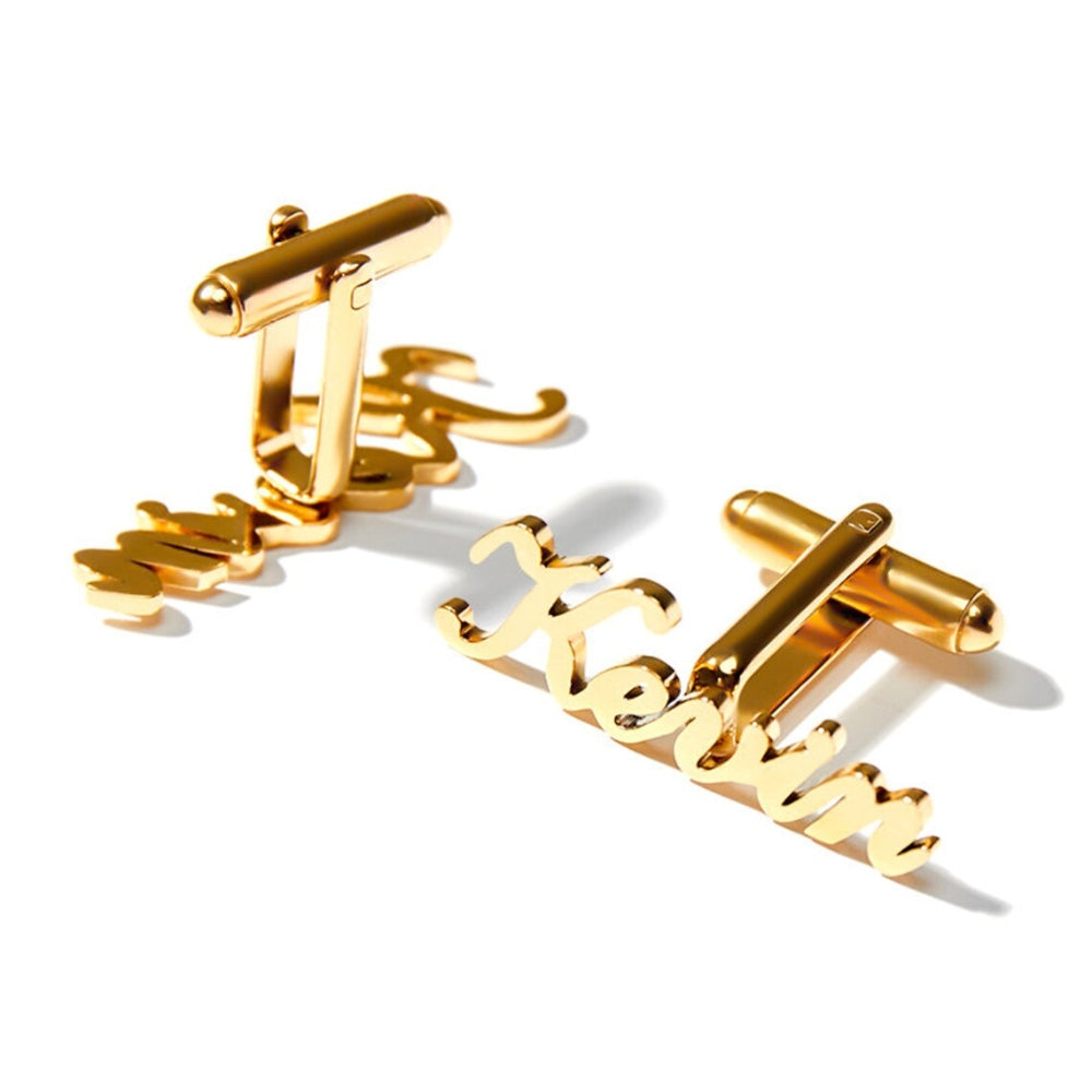 Personalized Name Cufflinks Perfect for groomsmen gifts - Pandora Jewels