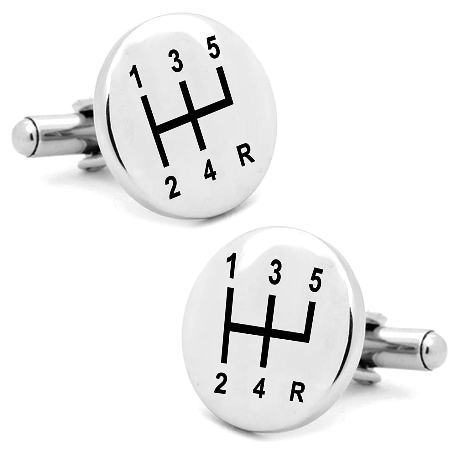 Personalized Gear Shifter Cufflinks For Men - Pandora Jewels