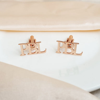 Personalised Initial Letter Name Cufflinks - Pandora Jewels