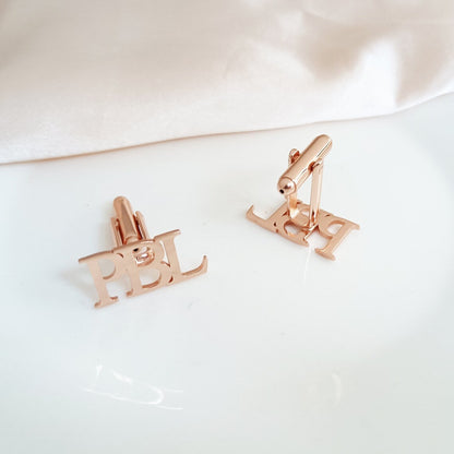 Personalised Initial Letter Name Cufflinks - Pandora Jewels
