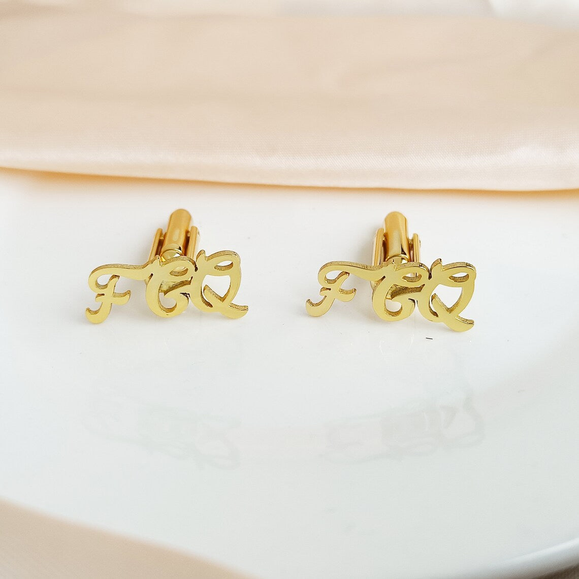 Personalised Initial Letter Name Cufflinks - Pandora Jewels