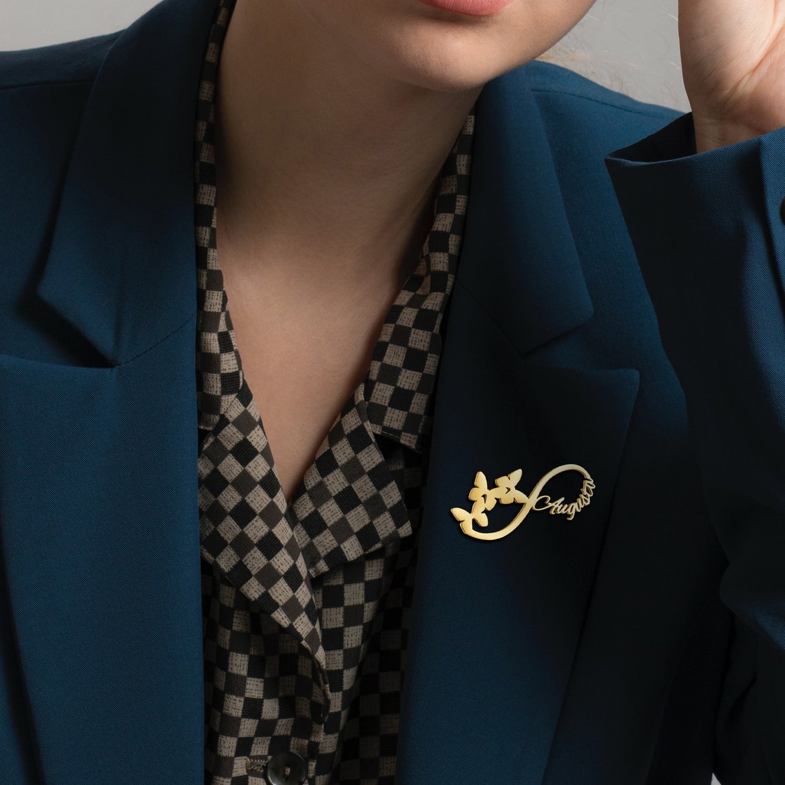 Personalised Infinity  name brooch - Pandora Jewels