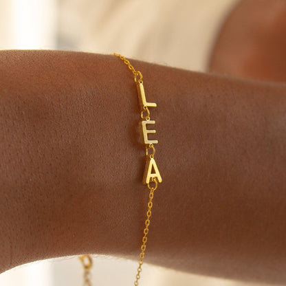 Personalised  Initial Charm Bracelet - Pandora Jewels