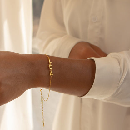 Personalised  Initial Charm Bracelet - Pandora Jewels