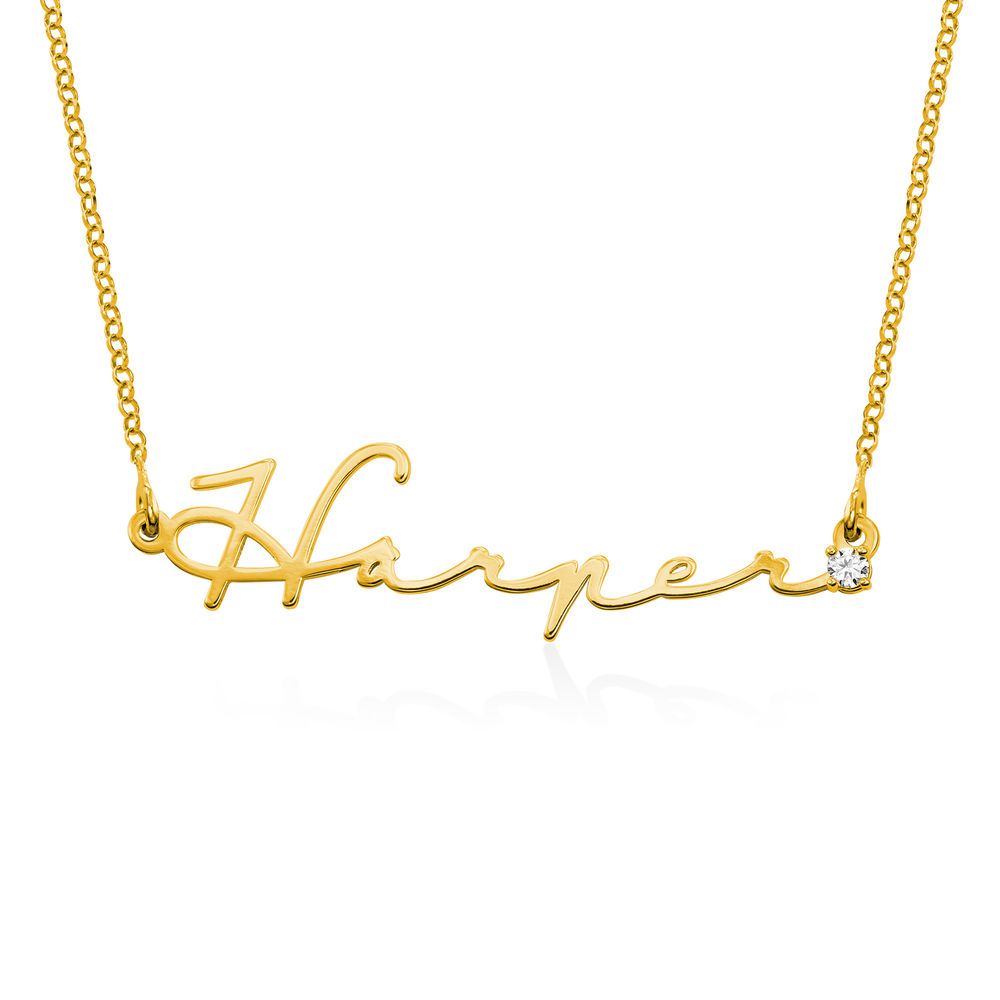 Personalised Signature Style Name Pendant - Pandora Jewels