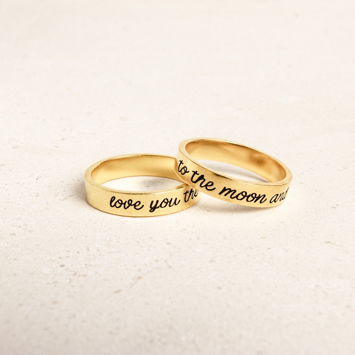 Personalized Engraved Message Ring Gift For Her - Pandora Jewels