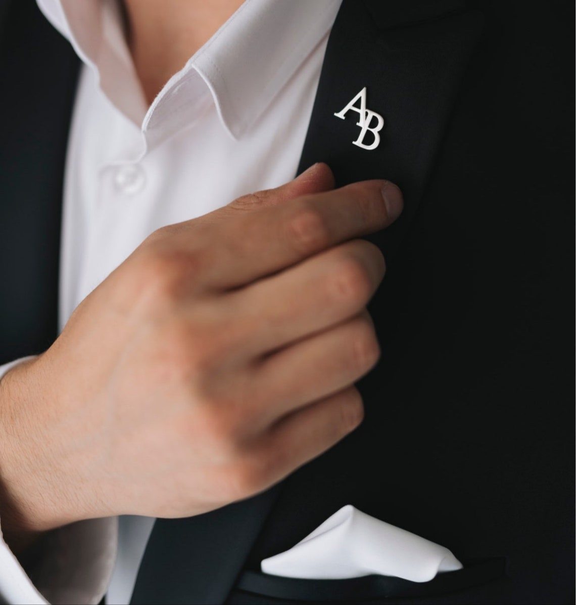 Personalized Initial Letter Name Brooch - Pandora Jewels