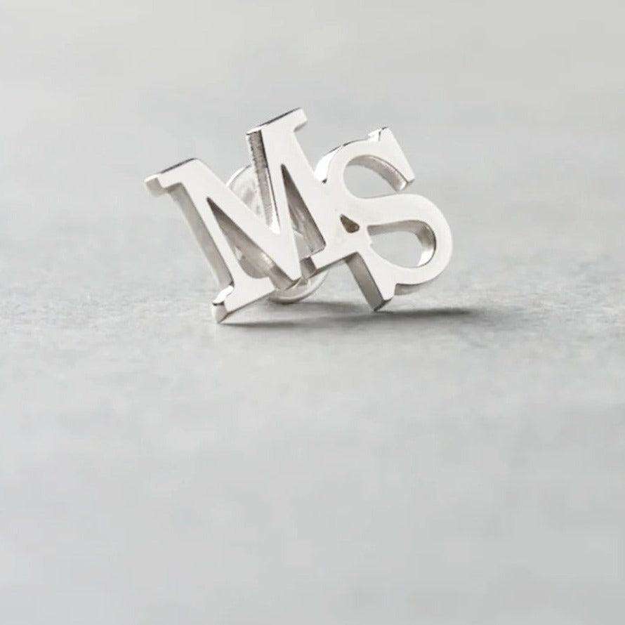 Personalized Initial Letter Name Brooch - Pandora Jewels