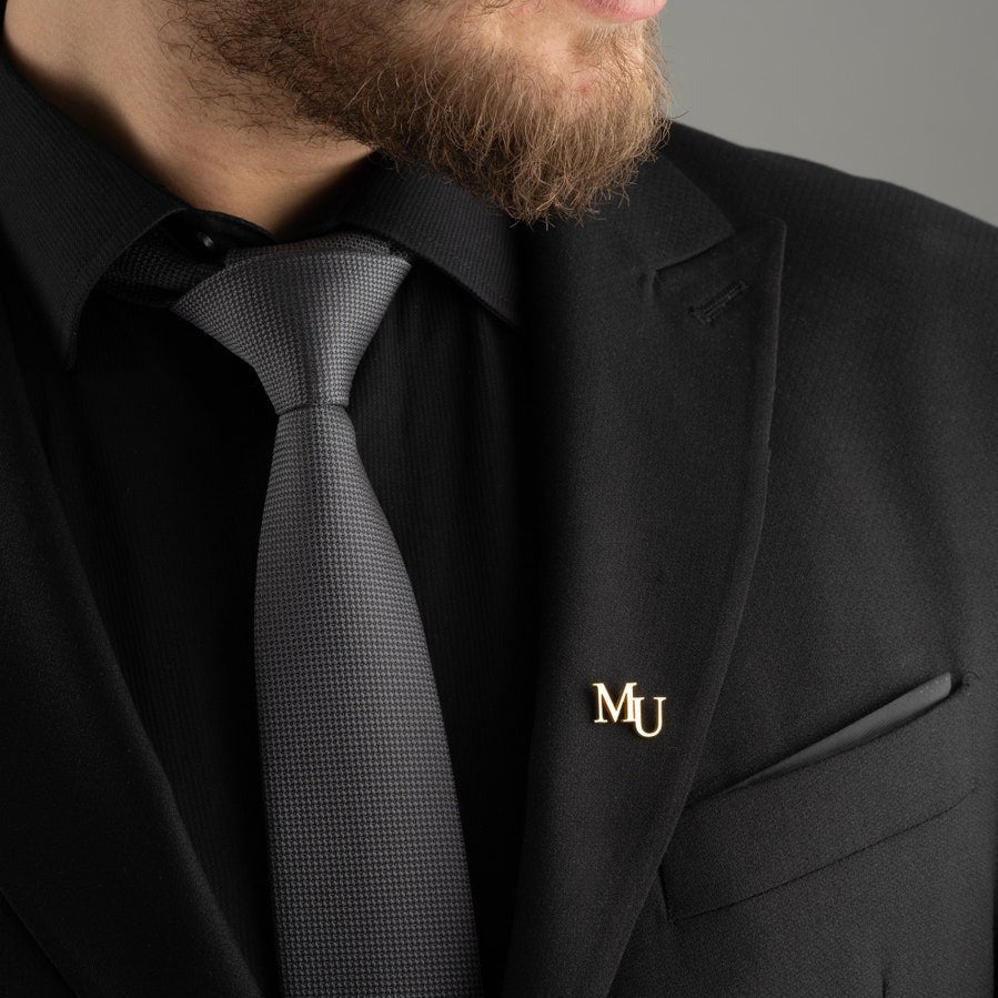 Personalized Initial Letters Brooch, Bride - Groomsmen - Pandora Jewels
