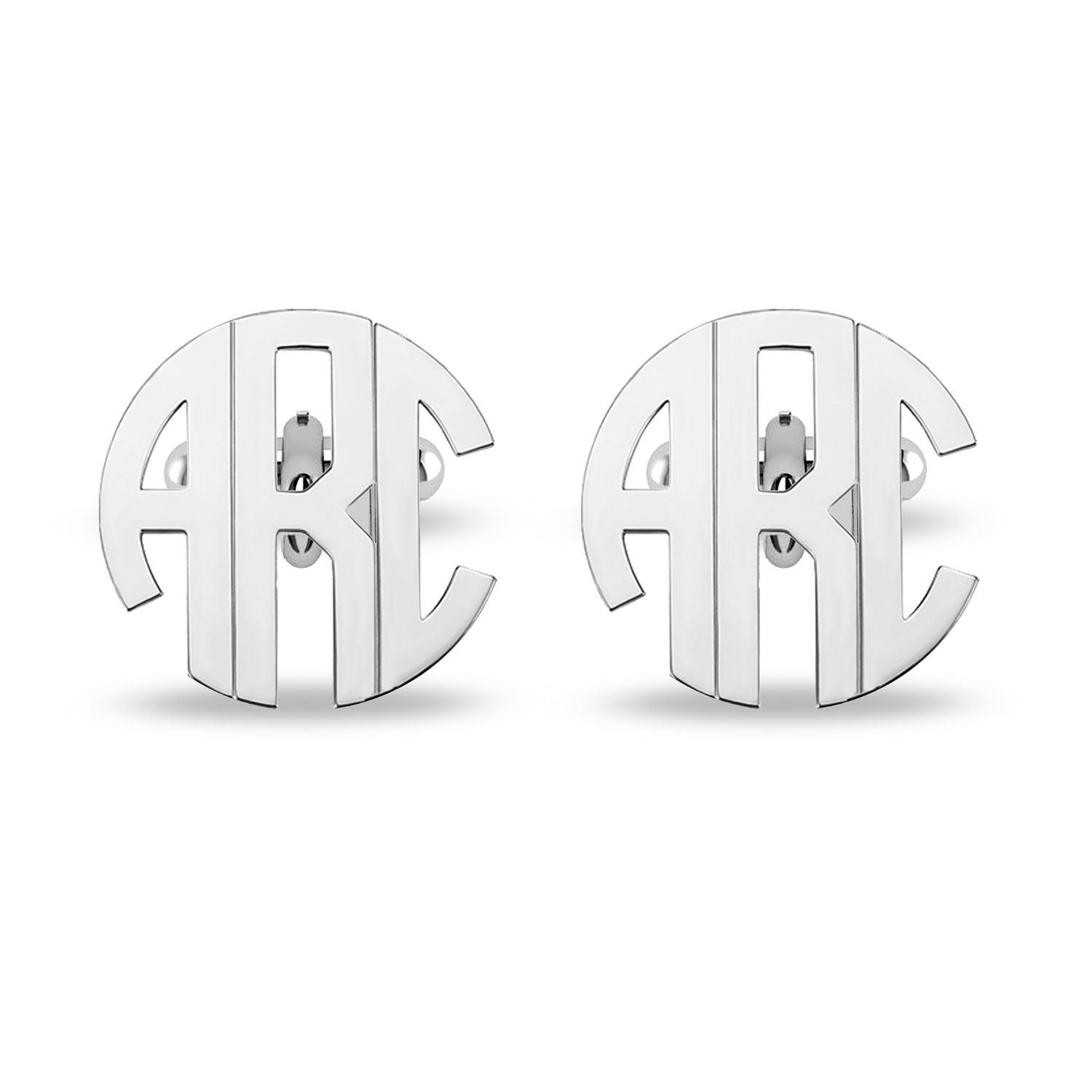 Personalized Initial Name Monogram Cufflinks For Men And Boys - Pandora Jewels