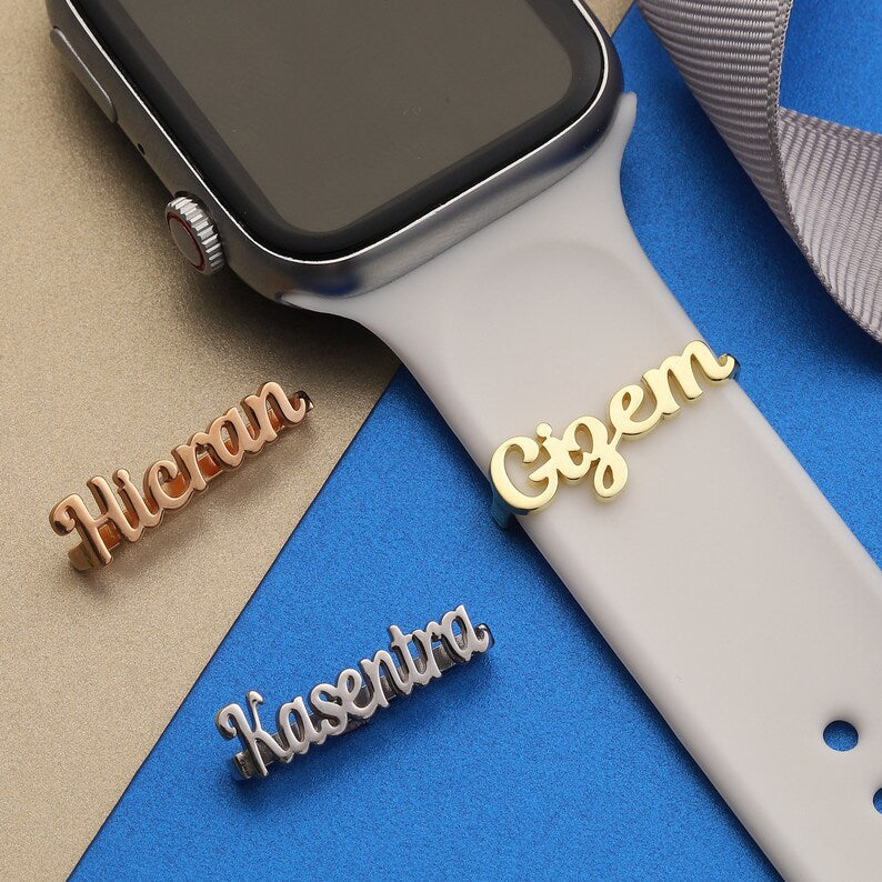 Personalized Name APPLE WATCH Band Charm - Pandora Jewels