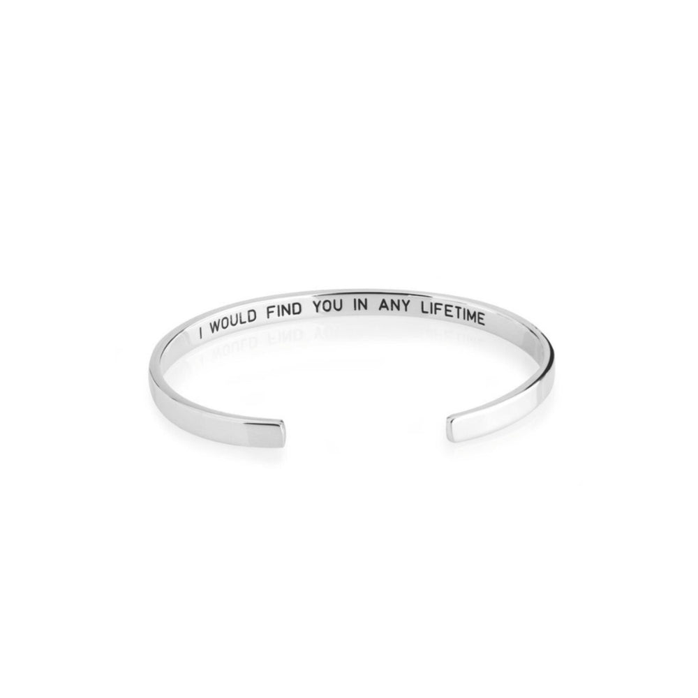 Secret Message Engraving Bangle - Pandora Jewels