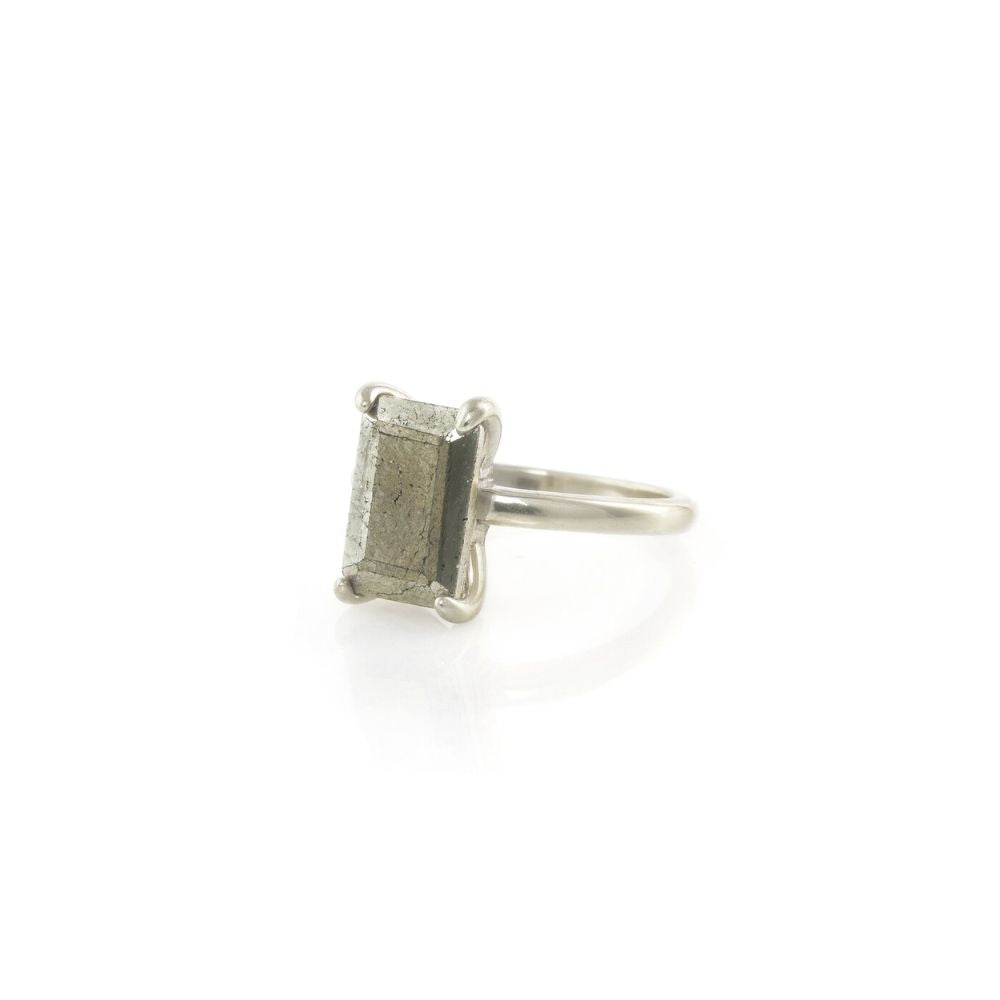 Silver Pyrite Ring - Pandora Jewels