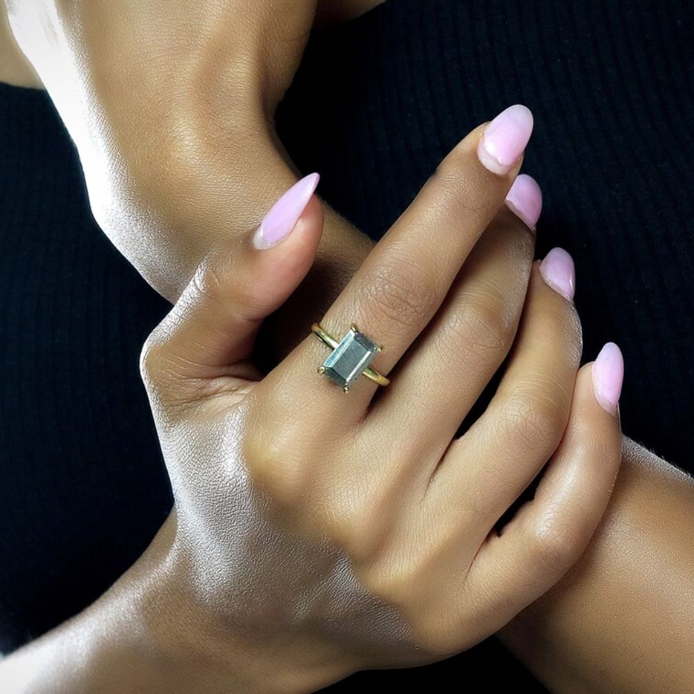 Silver Pyrite Ring - Pandora Jewels